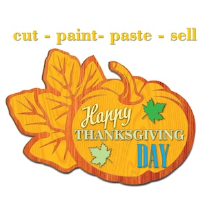 Thanksgiving day laser cut file. Wall decor. Svg-Ai-cdr-dxf. The size changes proportionally according to the request, does not deteriorate.