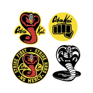 Cobra Kai-set SVG. Karate Kid Svg. Cricut-bestanden. Cdr, svg-bestandsindeling.