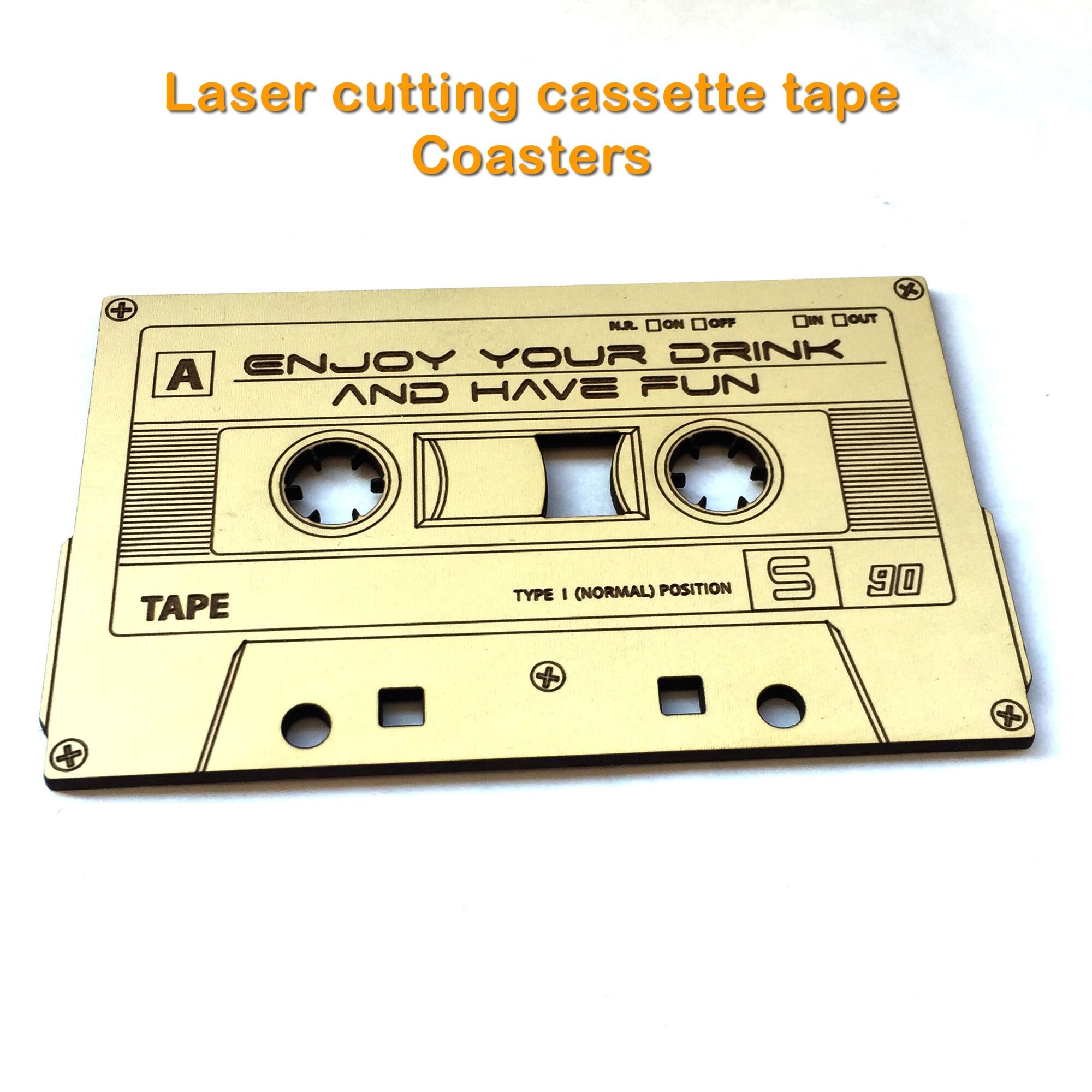 Cassette Tape Coasters.coasters Svg, Pdf, Ai, Cdr,dxf Laser Cut File ...