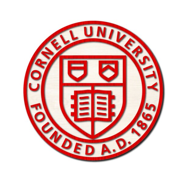 Cornell University logo laser cut and print ready file. Cornell University cricut file. silhouette file. Cornell University wall art. Svg.