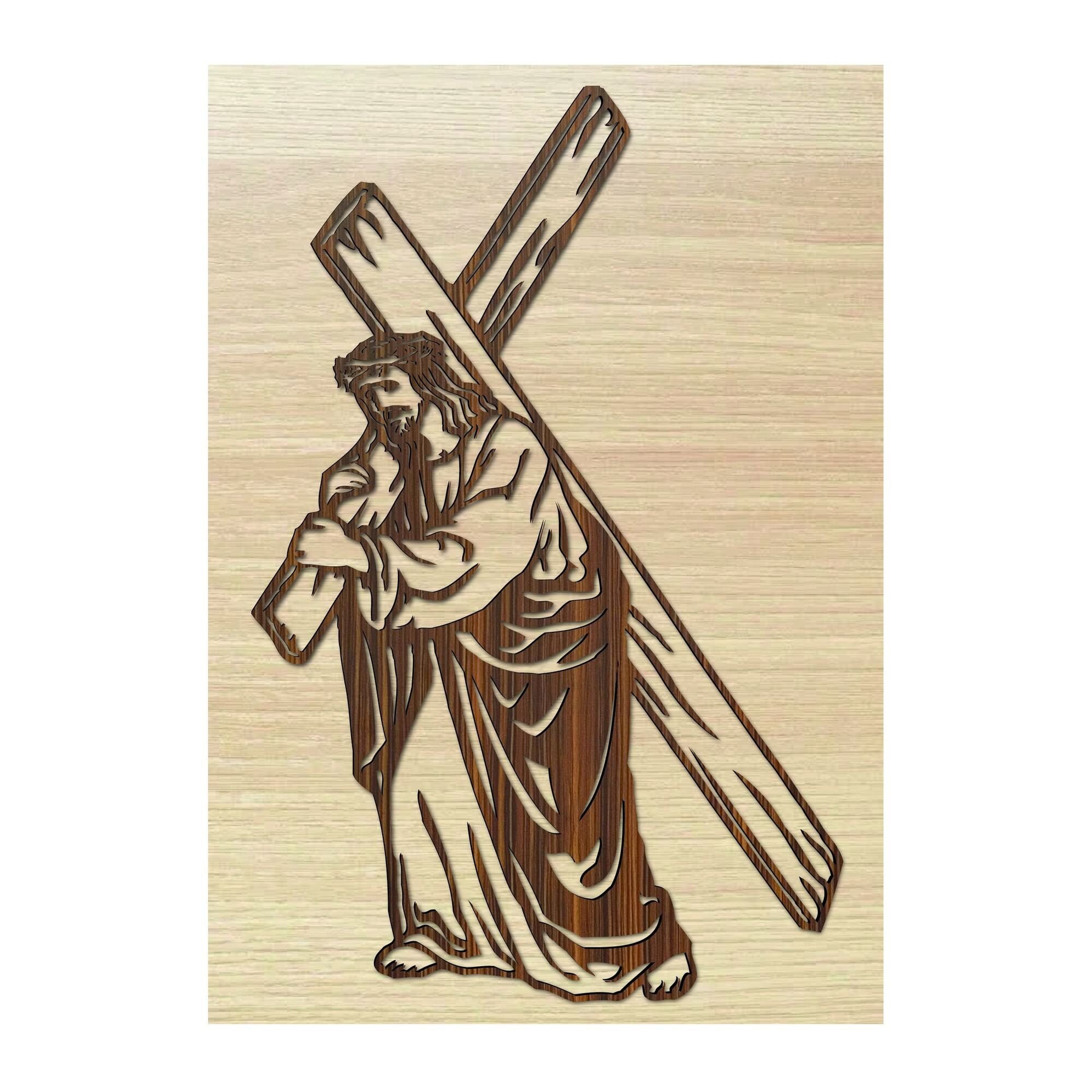 Laser geschnittene Kreuzweg, Wandkunst. Dekowand. via Crucis Datei Laser geschnitten. Kreuzweg SVG, pdf, cdr, dxf Dateiformat