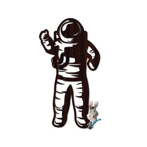 Arquivo de astronauta para corte a laser. Arte de parede de astronauta. Decoração de parede de astronauta. Arquivo svg do astronauta. Arquivo cricut do astronauta. Corte a laser de astronauta.