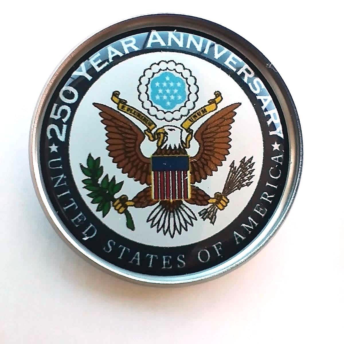 Épingle De Revers 'Proud To Be American' - Aigle USA, Dimensions 1 1/4 X 1 1/4 Pouces, Occasion