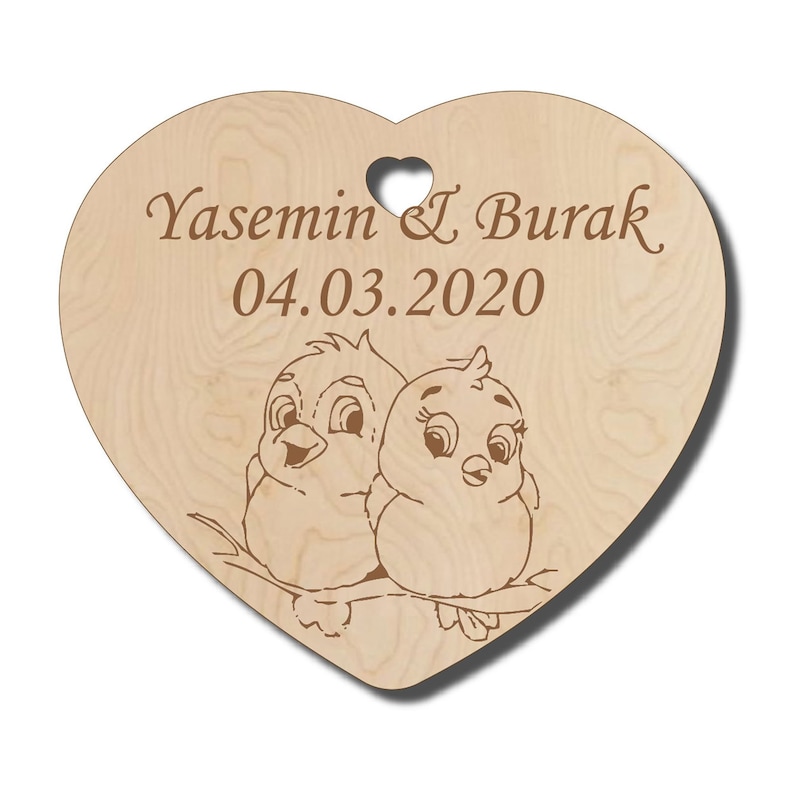 15 pc wedding wood labels vector.Laser cut file svg ai cdr ...