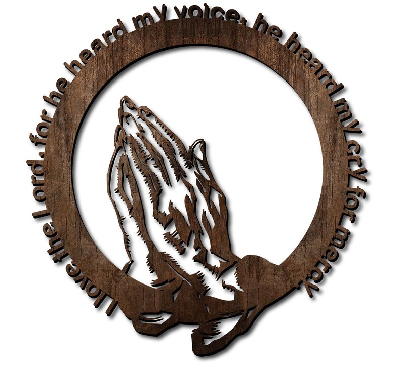 jesus and Psalm 116:1,2 Wall art. Decoration wall. Crucifix laser cut file. Psalm SVG, pdf, cdr, dxf file format. cross, jesus, isa image 2