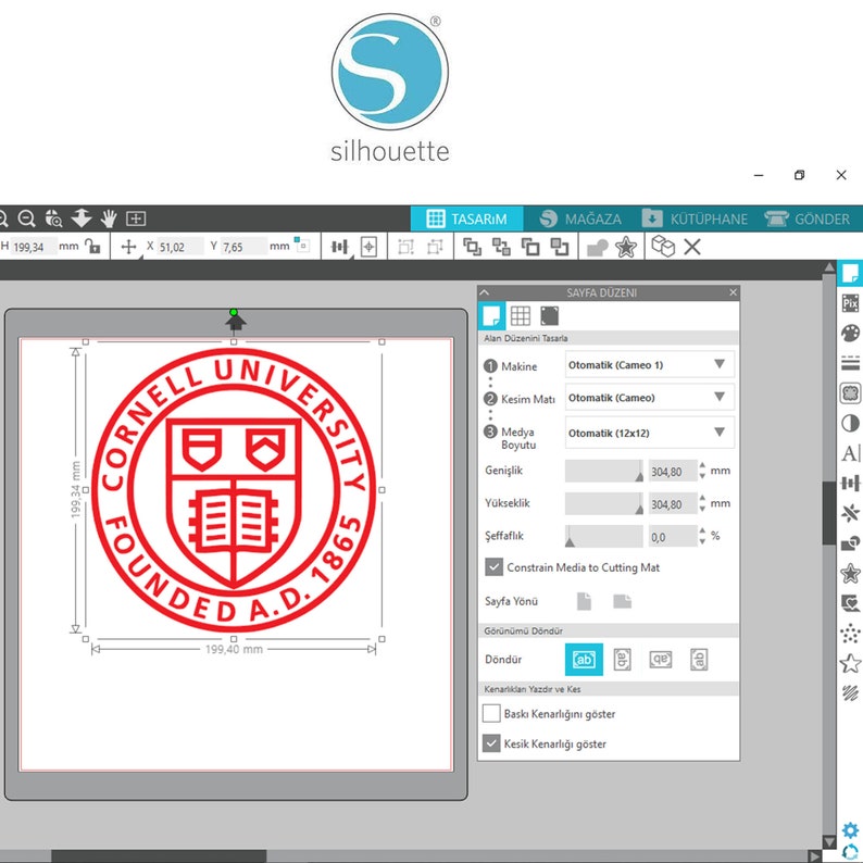 Cornell University logo laser cut and print ready file. Cornell University cricut file. silhouette file. Cornell University wall art. Svg. image 7