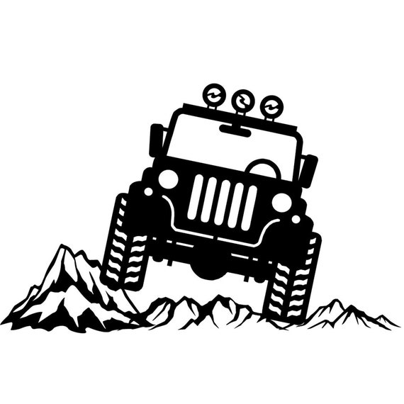 Svg file for jeep sticker. Car decal jeep slogan jeep wall | Etsy