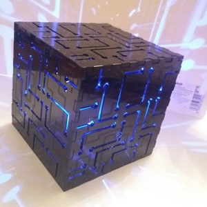 Box laser cut.Laser cut project plan.Instant download. Laser cut vector model. Vector file for laser cutting.Techno box