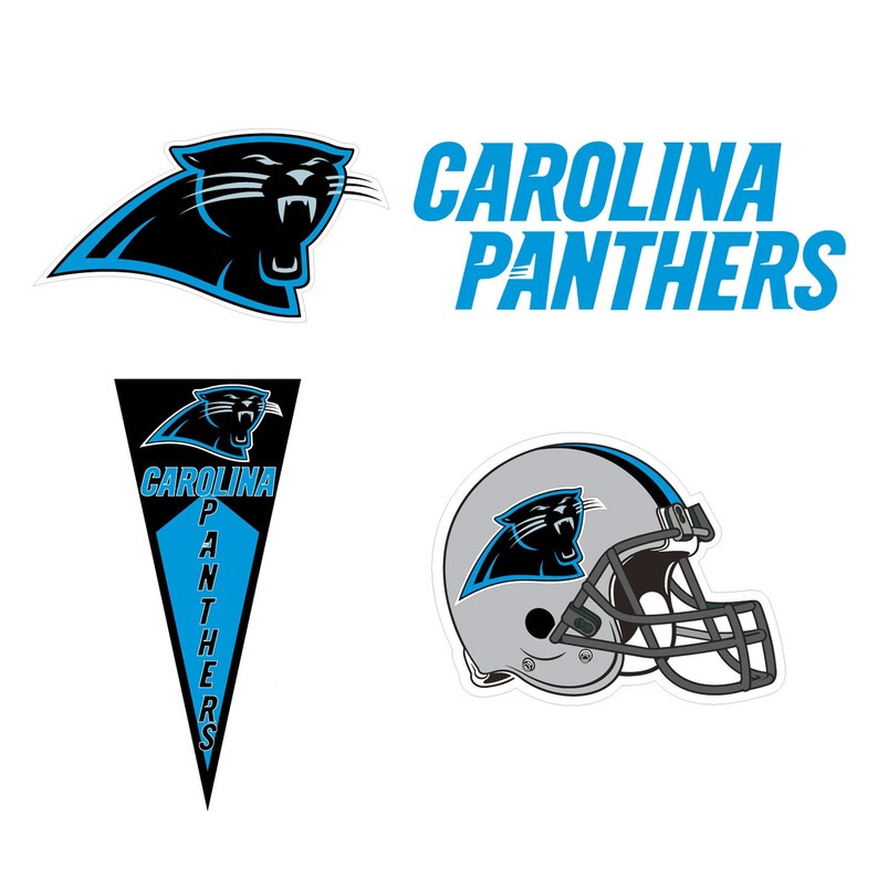 Carolina Panthers Svg And Pdf Logo Vector Carolina Panthers Etsy