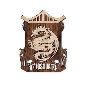 Dragon laser cut file. Dragon Wall decor. Svg-Ai-cdr-dxf -pdf. Dragon SVG. Dragon wall and door decoration.