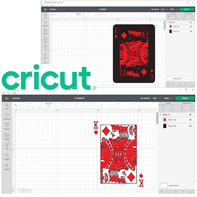 Playing Cards Set Vector Playing Cards Svg Printable or Laser - Etsy