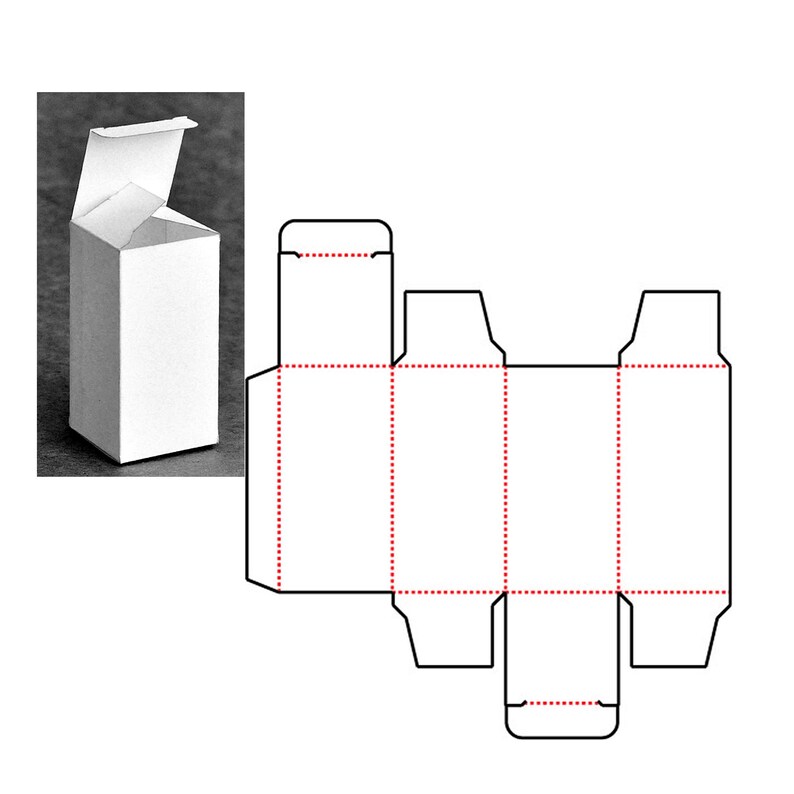Gift Box Cut Template, SVG, Ai, PDF, Cdr, Dxf File Format. Ready-to-cut ...