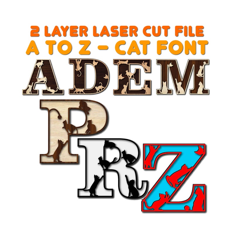 Cat Letters - Etsy