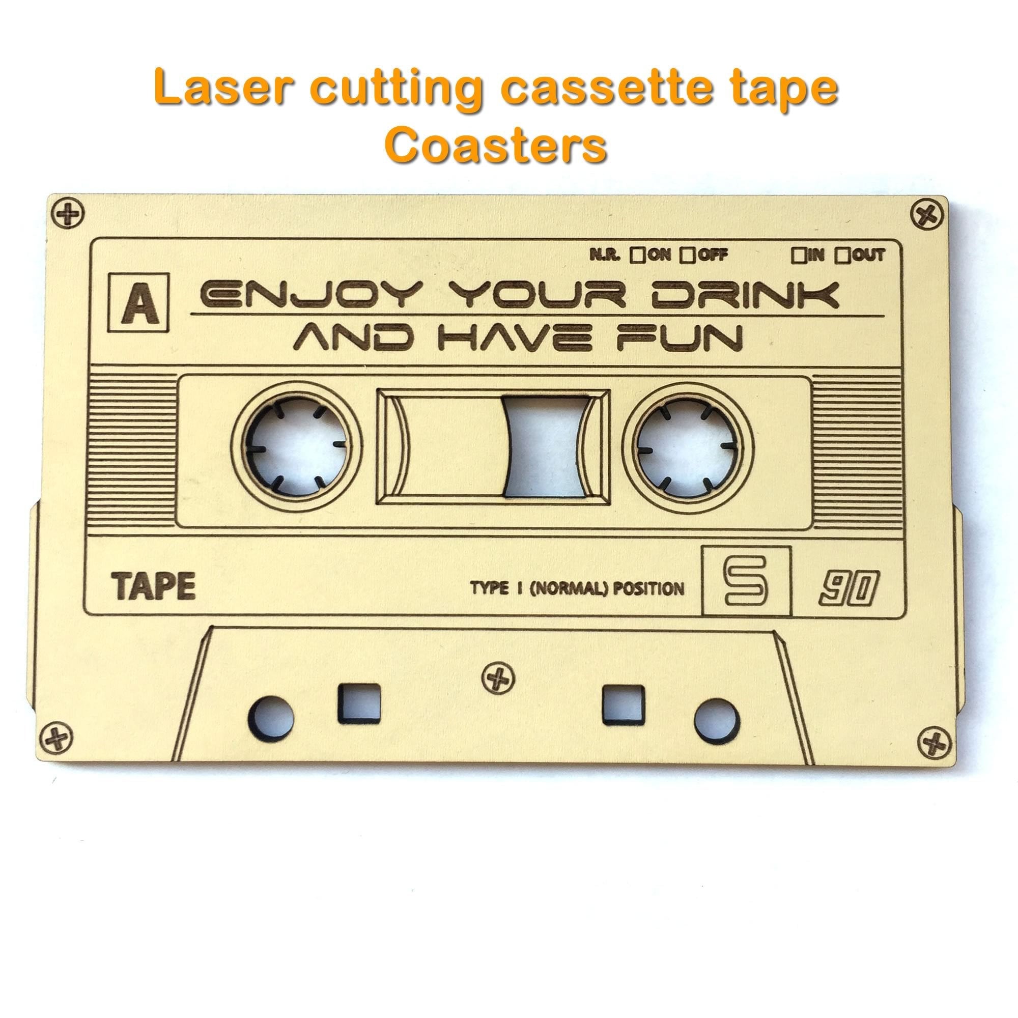 Cassette Tape Coasters.coasters Svg, Pdf, Ai, Cdr,dxf Laser Cut File ...