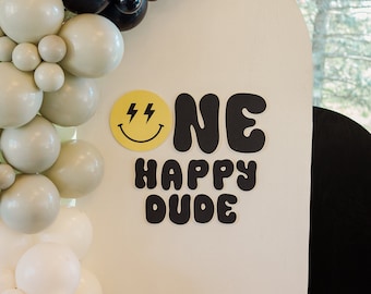 One Cool Dude Birthday Backdrop | First Birthday Decoration