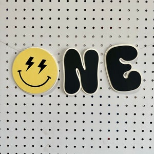ONE Happy Dude | Cool Dude Banner | Smiley Face Banner | First Birthday Decorations