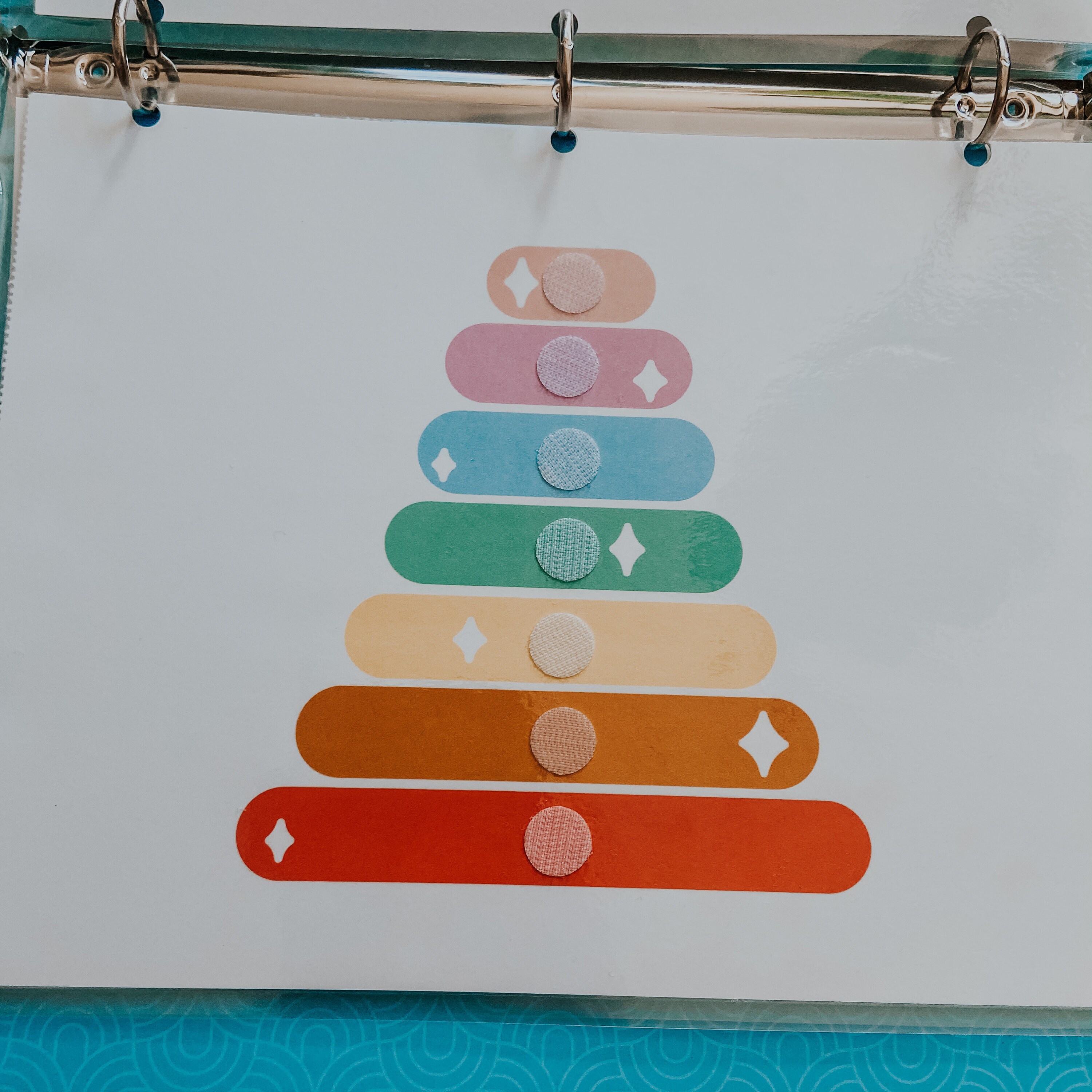 Rainbow Stacking Puzzle Learning Preschool Kids Digital Download Busy ...