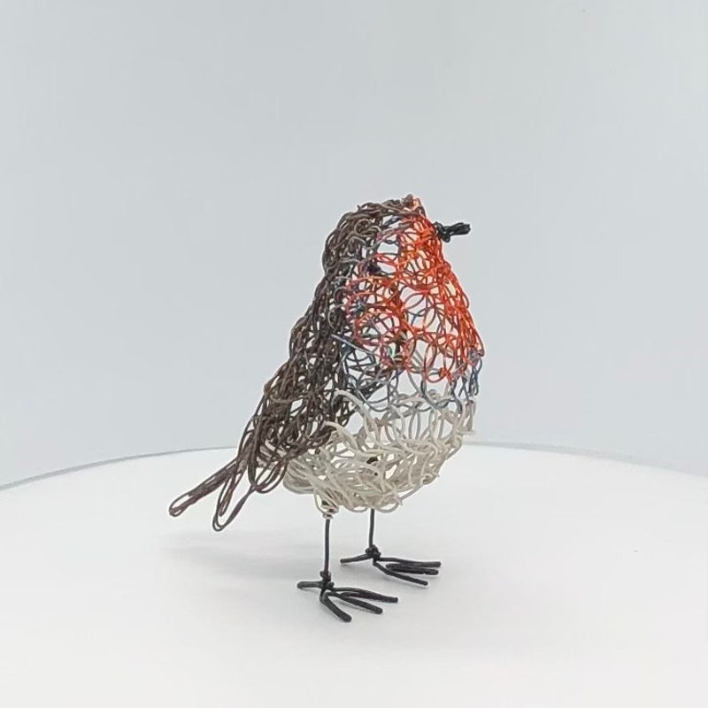 Wire Bird Sculpture - Etsy UK