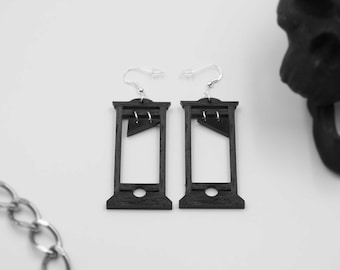 Gothic Guillotine Earrings