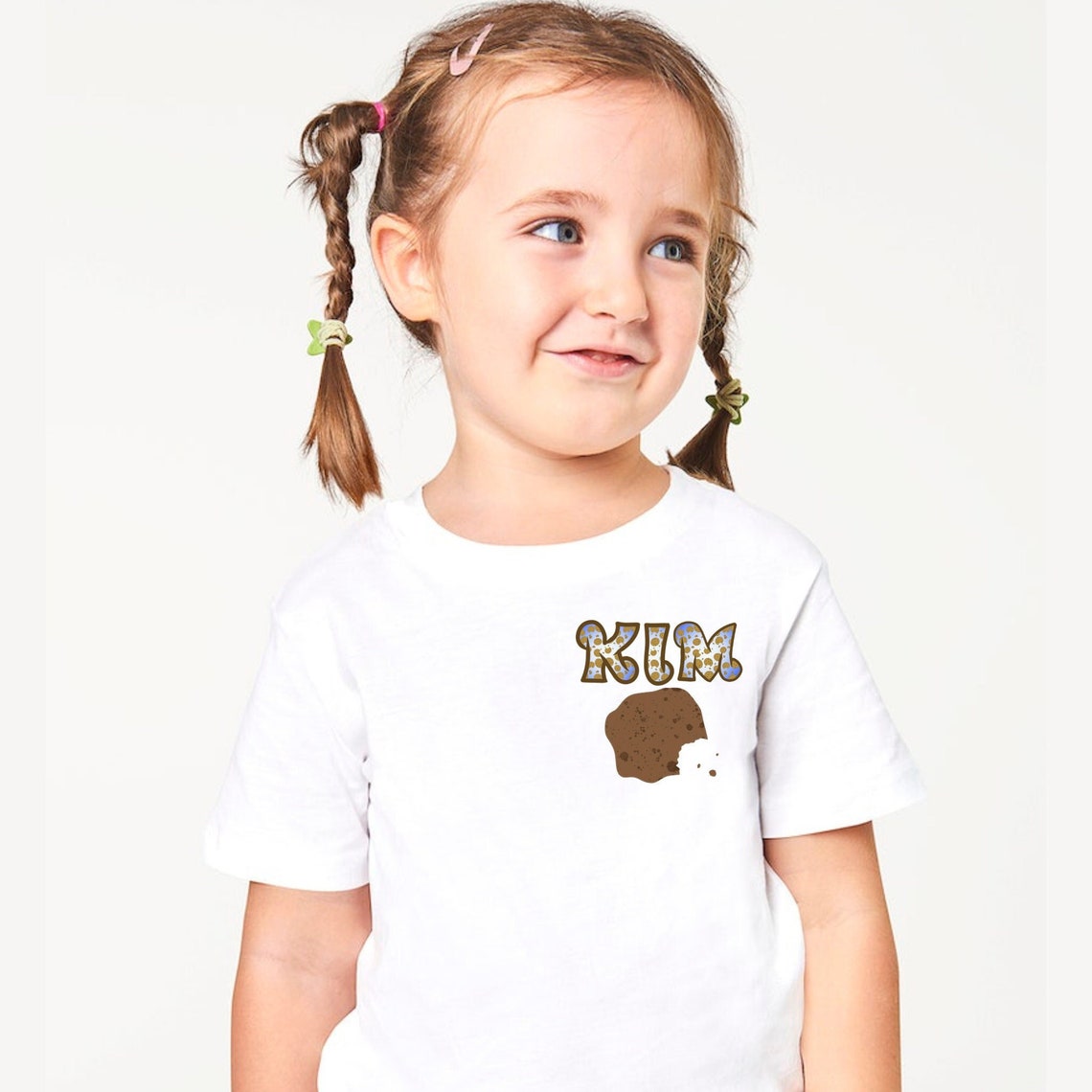 Chocolate Chip Cookie Font Alphabet Cookie PNG Clipart Etsy