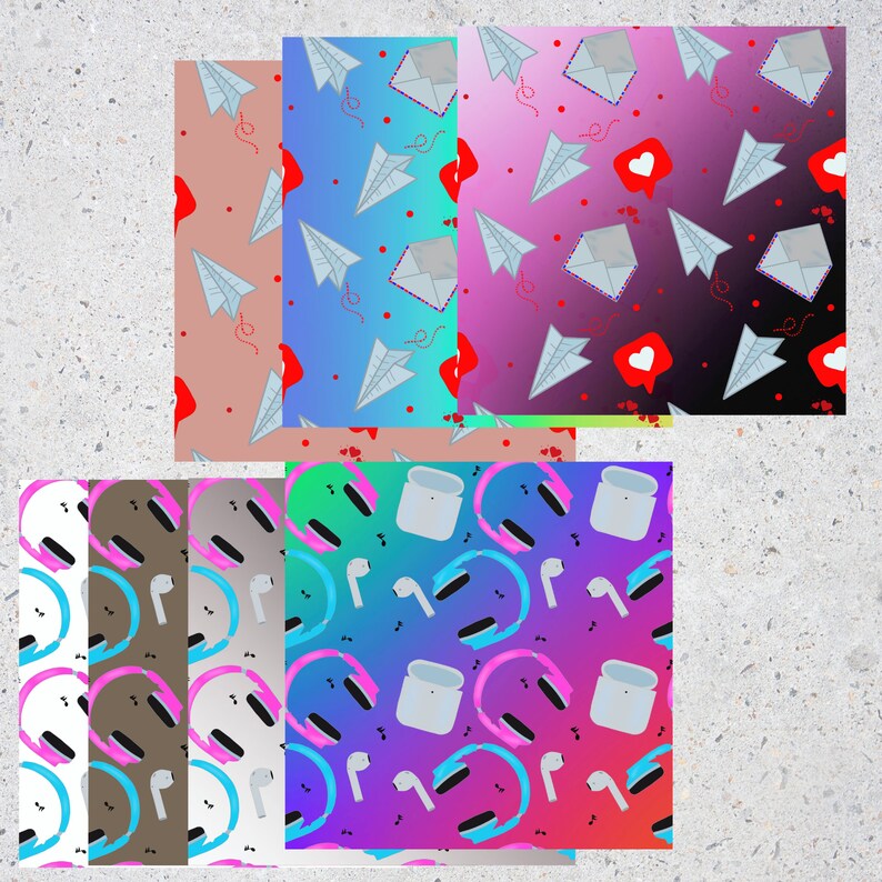 Apple Art Png Stickers Iphone Wallpaper Digital Pintables Etsy