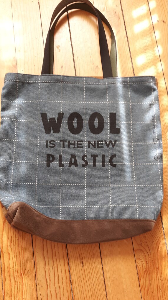 Durable wool bag/ Wool is the New Plastic. All materials are | Etsy