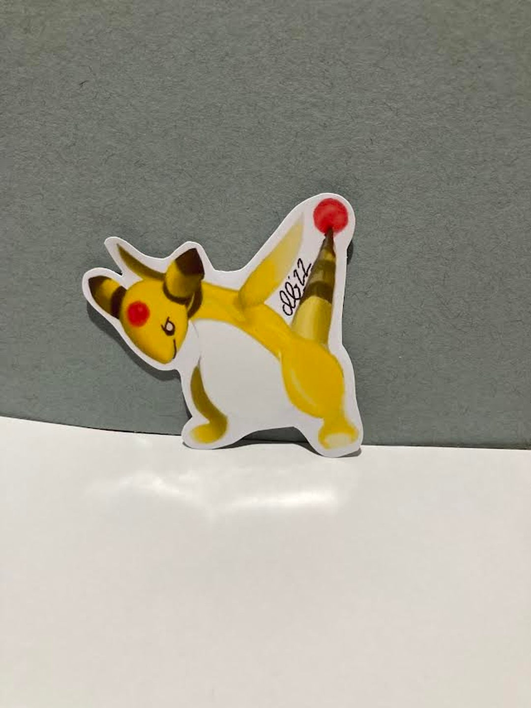 Ampharos Pokemon Fan Art Sticker Etsy