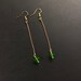 Dream SMP Inspired Earrings - Friendship Emerald Earrings