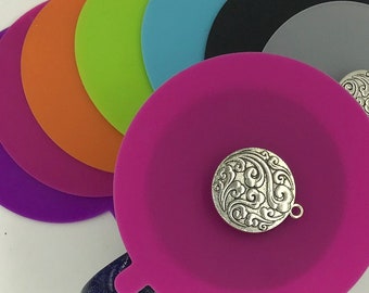 Kazakh Style Mug Cover! 1 each. Silicone mug lid, cups cover, topper, top, cozy, outdoor bug guard, tea/coffee Connoisseur, wine lover giftr