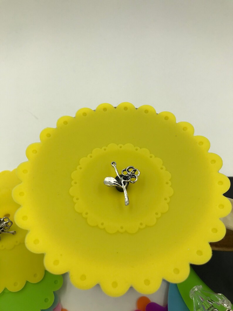 Flower Mug Cover 1 Each. Silicone Mug Lid Cup Cover/topper/ Etsy