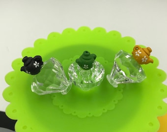 Gorgeous Teapot cover! One each. Silicone Teapot mug lid, topper, top, cap, cozie, outdoor bug guard, protector, tea lover gift, draincover