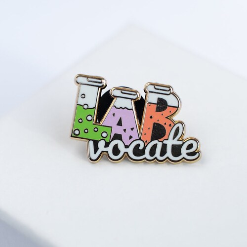 Labvocate Laboratory Enamel Pin / Microbiology / Science Gift Etsy
