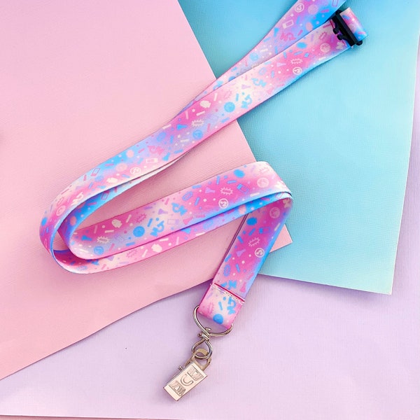 Science LANYARD pastel / Laboratory / Research / PhD / Scientist / Lab Tech / Nurse / STEM / Science Gift