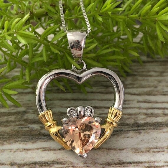Claddagh ring necklace deals