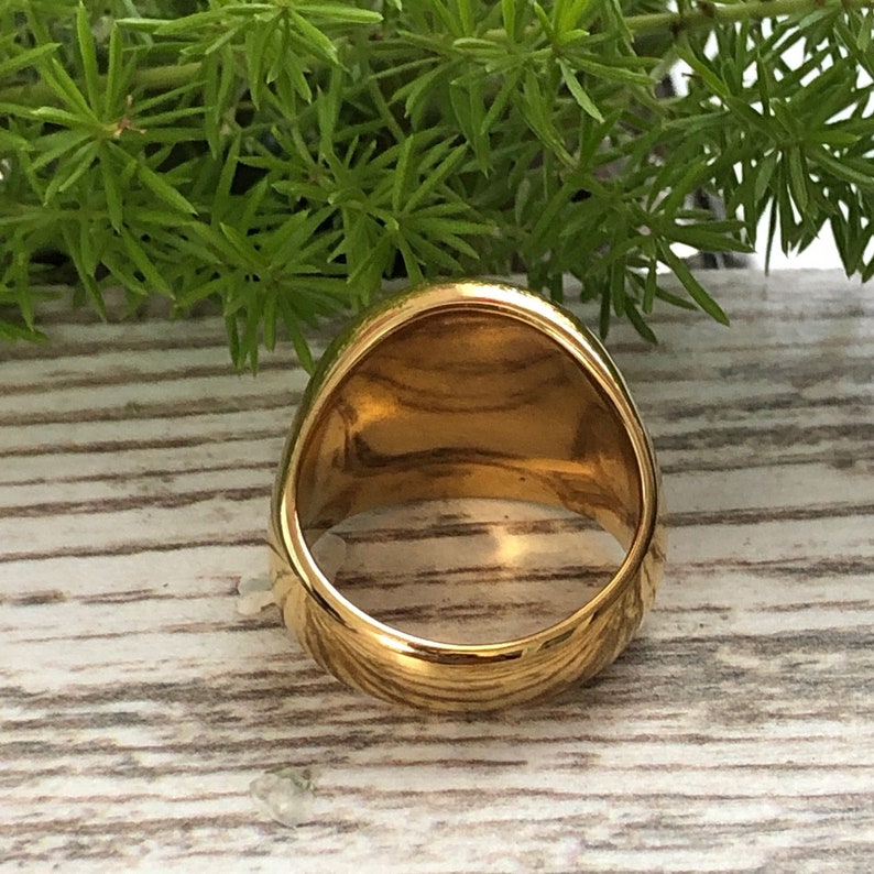 Ring Bible Verse Prayer Ring Christian Jewelry Gold Etsy