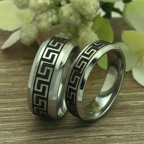Aztec wedding rings sale