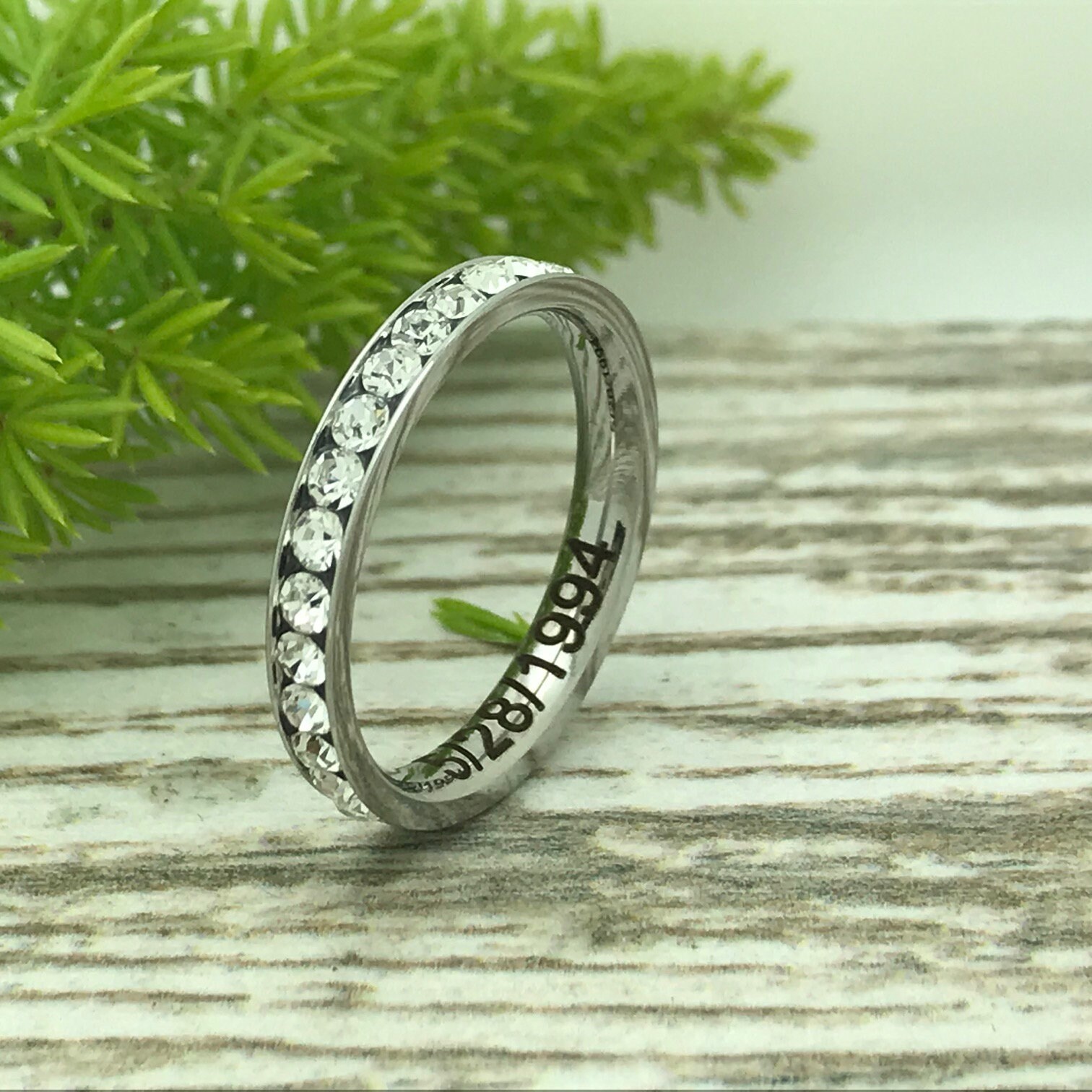 4mm/3mm His and Hers Titanium Wedding Rings Men's Titanium Etsy