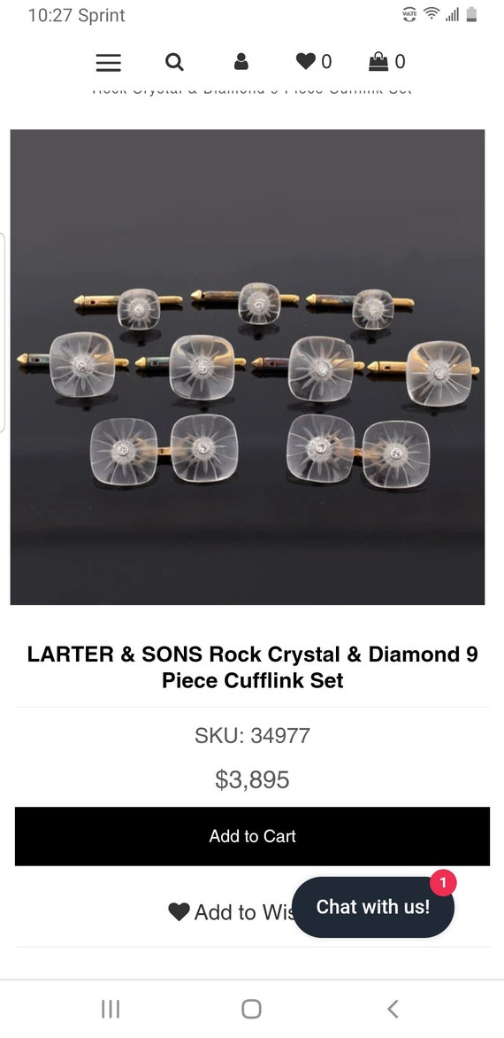 Vintage Larter and Sons 9 piece 14k gold and rock… - image 10