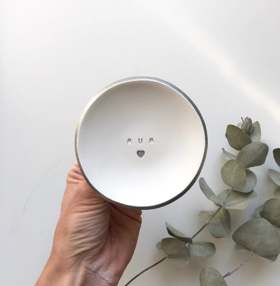 Personalised Long Trinket Plate For Mum