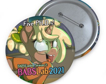Copper Chip "Five Ph.D.s!" BABSConline Season 2: BABSLab 2021 Button
