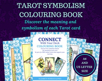 Tarot Coloring Book Etsy