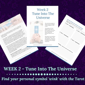 Tarot journal plus free course, learn the tarot for beginners, printable, instant download pdf ebook. image 3