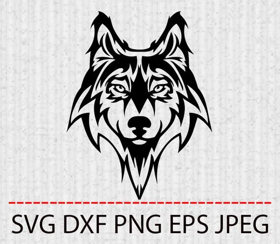 Download Svg Wolf Headclipart Tattoo Vector Layered Cutfile Silhouette Etsy