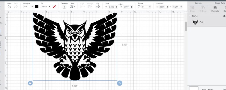 Download SVG Owl clipart tattoo Vector Layered Cut File Silhouette ...