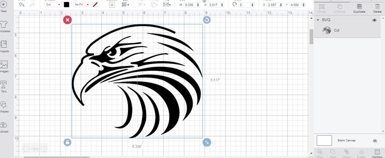 Download SVG Eagle head clipart tattoo Vector Layered Cut File | Etsy