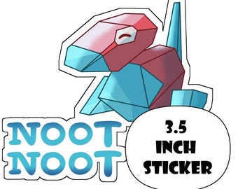 Porygon Noot Noot 3.5'' Sticker