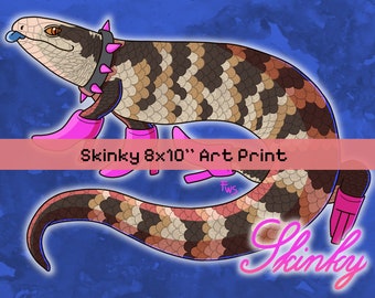 Skinky 8x10'' Art Print