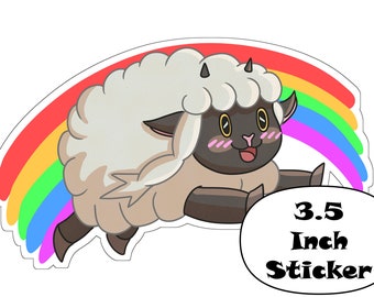 Rainbow Wooloo 3'5'' Sticker