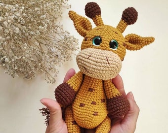Crochet PATTERN Bailley giraffe, amigurumi giraffe pattern, digital document