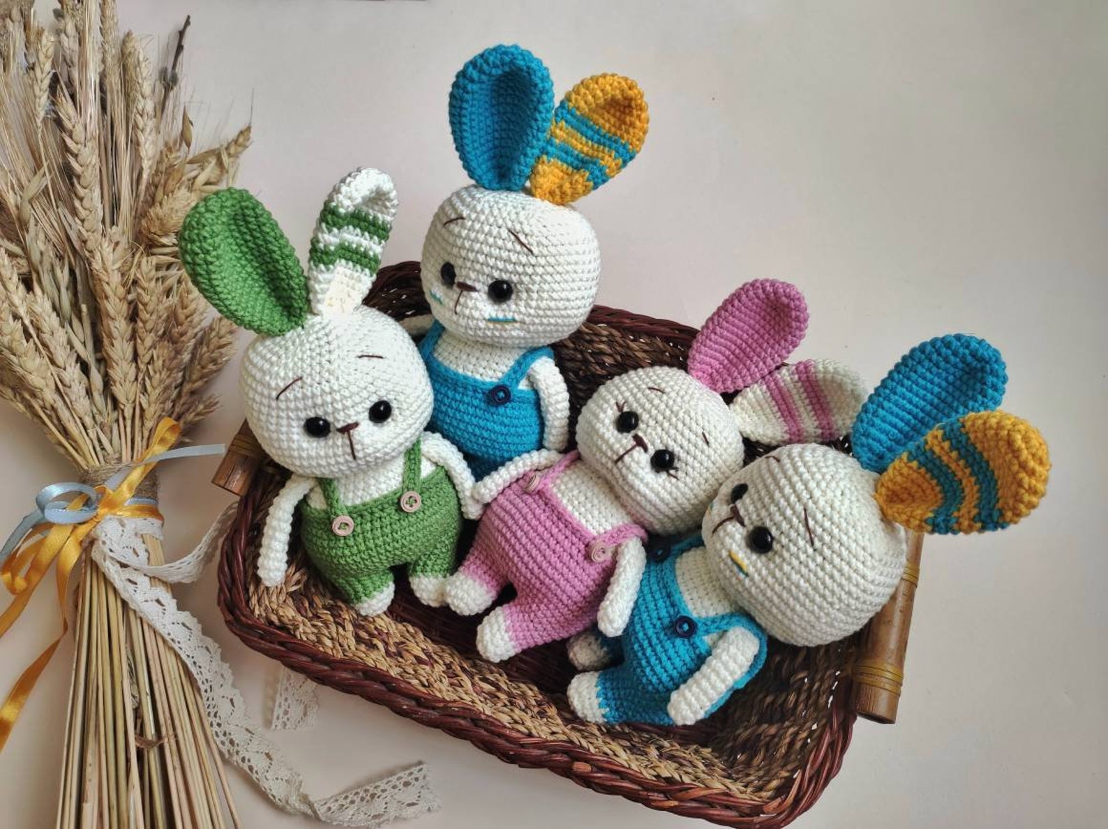 Crochet Hare, Ukrainian Toy, Rabbit Handmade Toy, Gift From Ukraine - Etsy